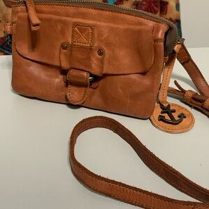 Harbor 2Nd Brown Leather Crossbody Bag